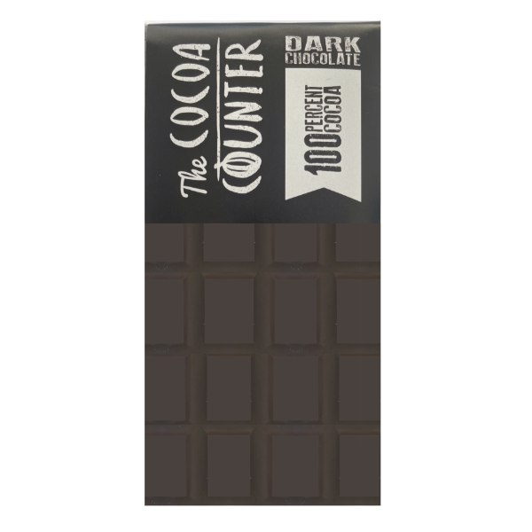 100% Dark Luxury Chocolate Bar