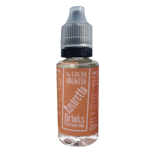Amaretto drink flavouring in a bottle
