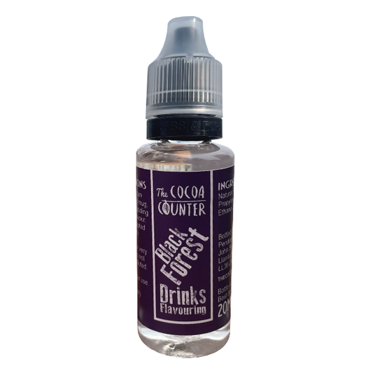 Black Forest drink flavouring in a bottle