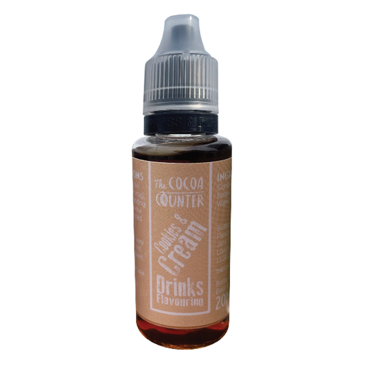 Cookies and Cream drink flavouring bottle