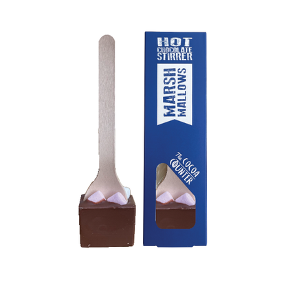 Milk Chocolate Marshmallow Hot Chocolate Stirrer 