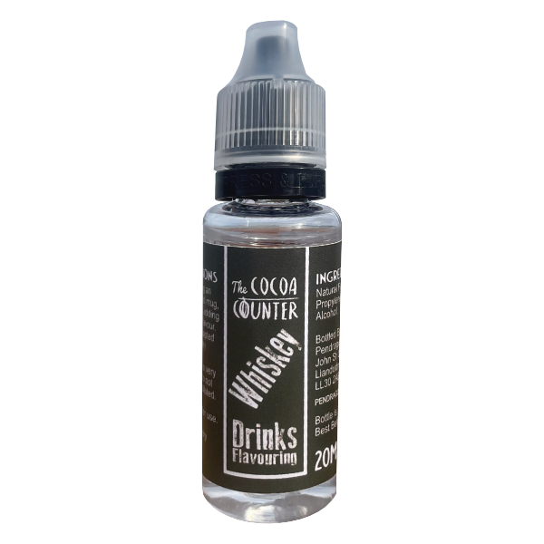 Whiskey Drink Flavouring in a 20ml. bottle.
