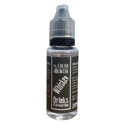 Whiskey Drink Flavouring in a 20ml. bottle.