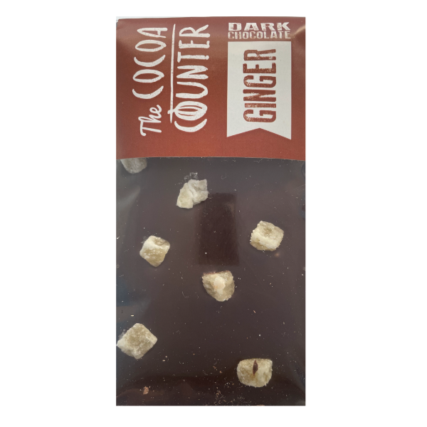 Dark Ginger Chocolate Bar 