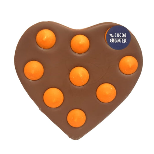 Orange Chocolate Heart 